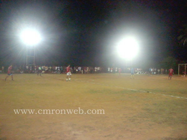 Football tournament at chennamangallur